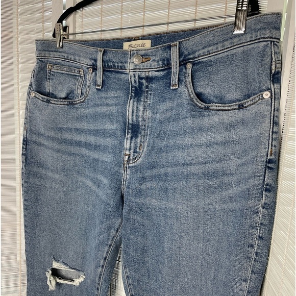 Madewell Roadtripper Slim Boy Jeans Medium Wash Size 32P NWT - Picture 2 of 9